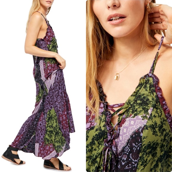 Free People Work Of Art Print Maxi Dress - Picture 4 of 4